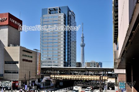 錦糸町駅前から見た東京スカイツリー