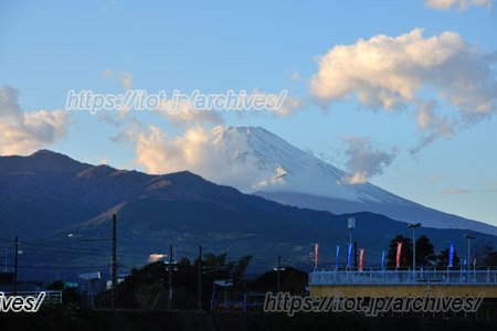 長泉町から望む富士山