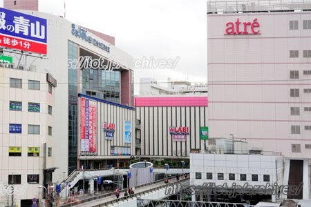 大井町の街並み