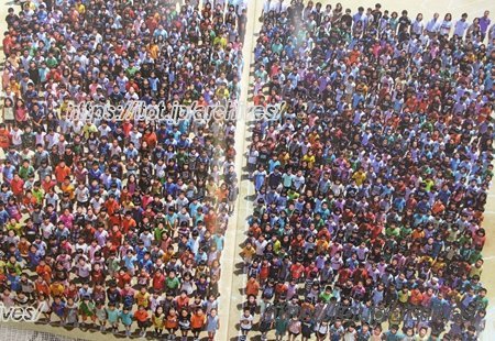 矢口西小 児童集合写真