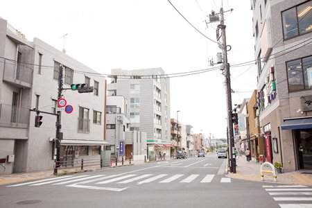 保谷駅前　車道