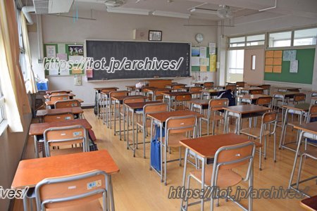 練馬区立開進第三中学校　教室
