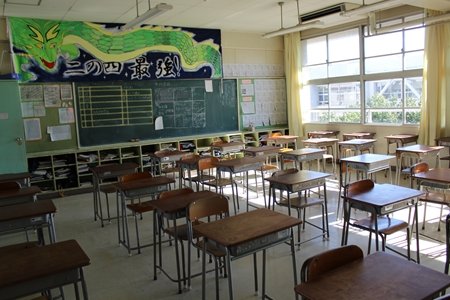 豊中市立第九中学校　教室
