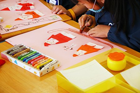 天王保育園　サンタ