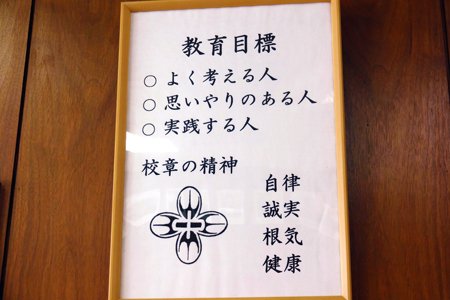 貫井中学校教育目標