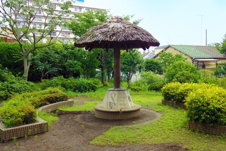 貫井中学校庭園