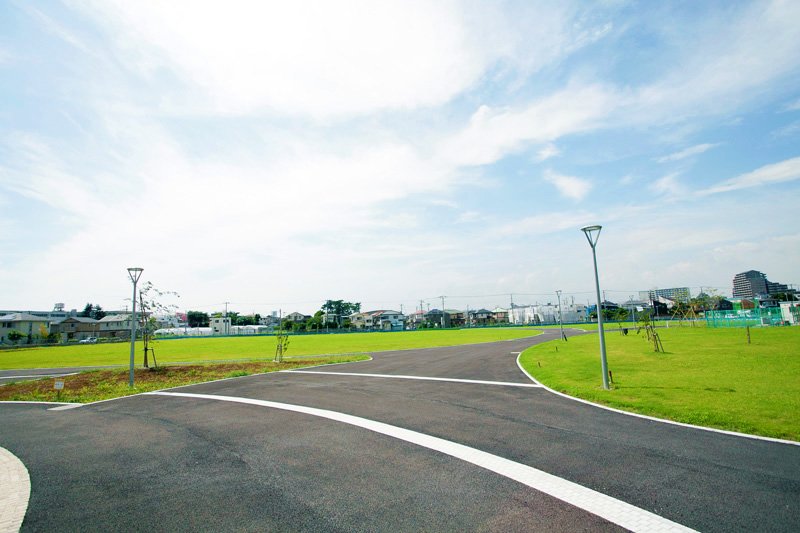 現在、整備が進められている「谷津近隣公園」