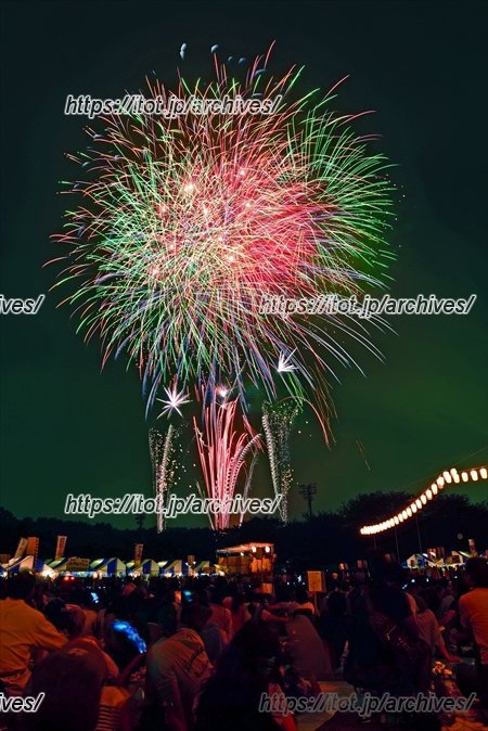 フィナーレの花火（※写真提供三芳町）