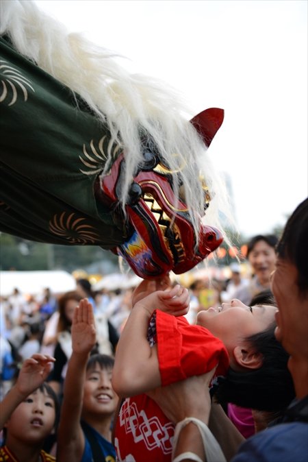 お囃子獅子舞（※写真提供三芳町）