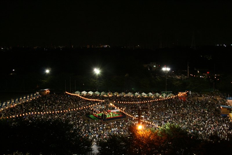 多くの来場者でにぎわう祭り会場（※写真提供三芳町）