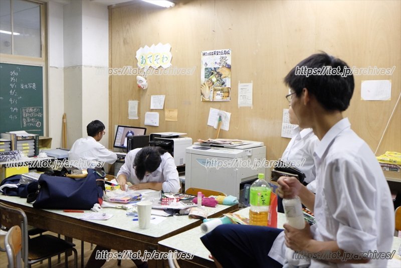 生徒会室の様子