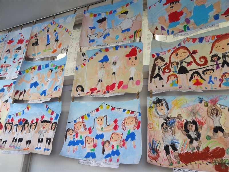 横浜市立川上北小学校　絵画