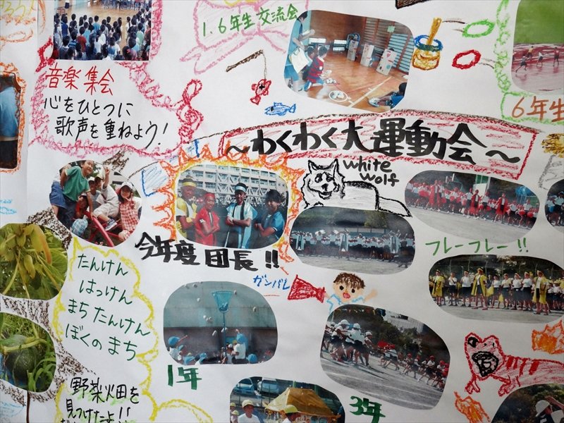 川上北小学校　掲示