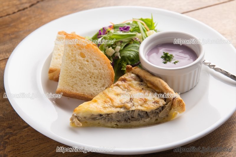 キッシュのプレート