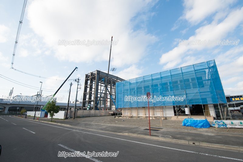 チームスマイル・仙台PIT(建設中・2015年10月末撮影)