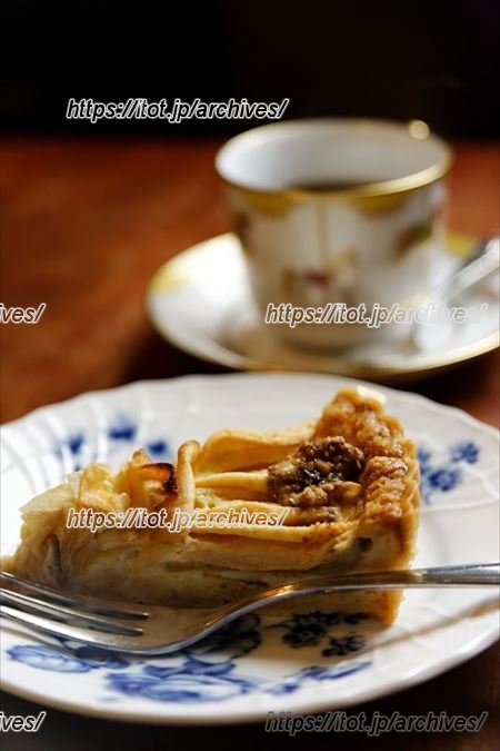 りんごとバナナのタルト