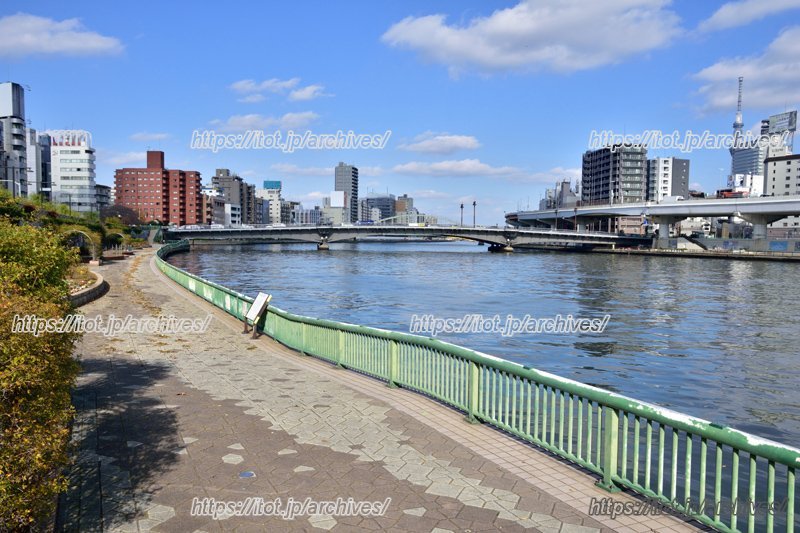 隅田川テラス(東日本橋周辺)