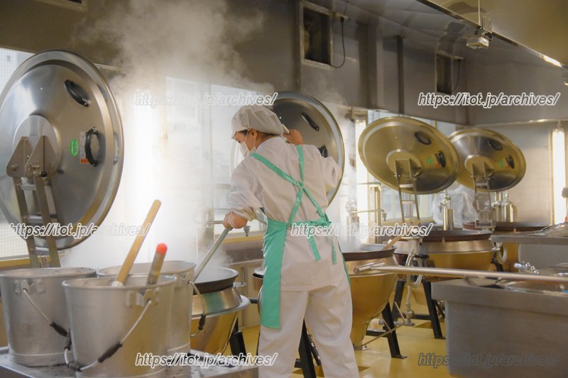 毎日、美味しい匂いが漂う給食室