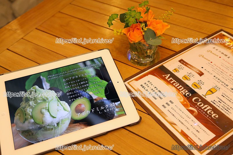 タブレット端末のメニュー タブレット端末のメニュー