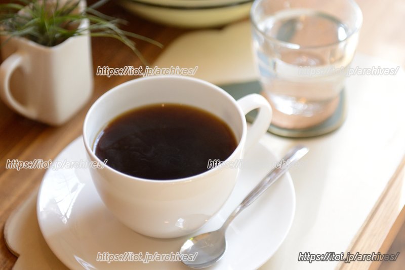 カフェメニューのコーヒー