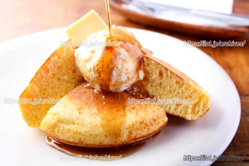 ボリューム感のある「ほっとけーき」