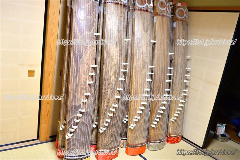 日本伝統文化部が使用している和室と箏