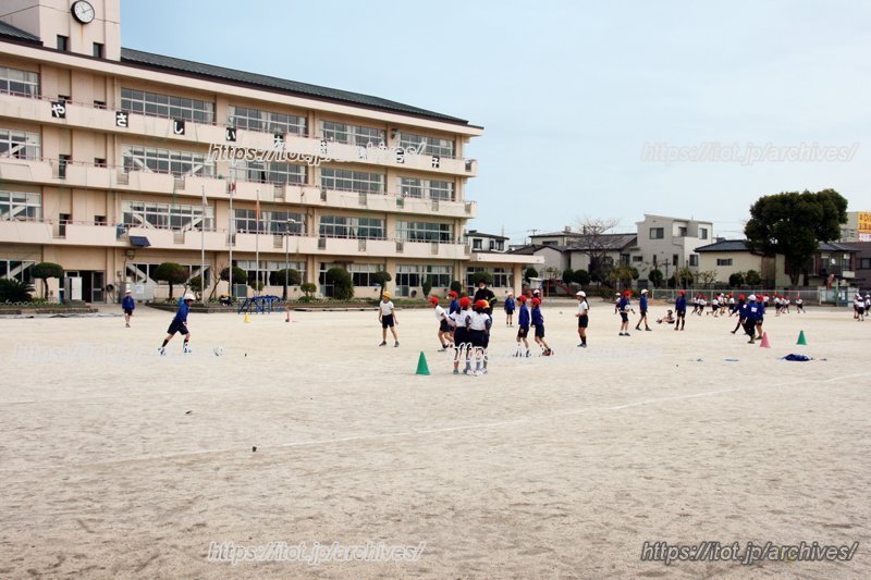 校庭の様子