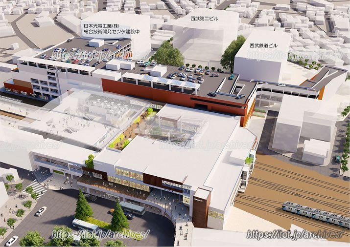 完成イメージ画像※外観(西口方面から望む)