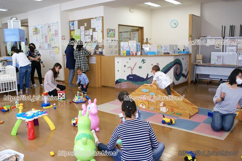 多くの親子で賑わう