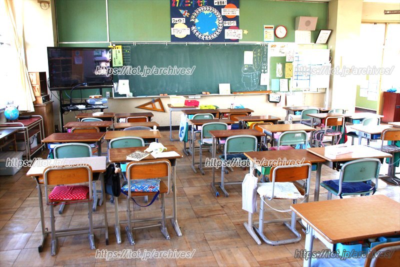 子どもたちが普段学んでいる教室の風景
