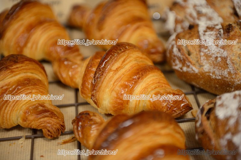 クロワッサンには塩麹を使用している