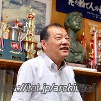 長岡市立大島中学校　高野富士雄校長先生