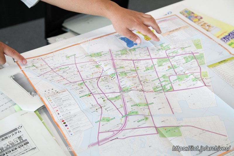 市内の避難場所をまとめた「浦安市防災マップ」