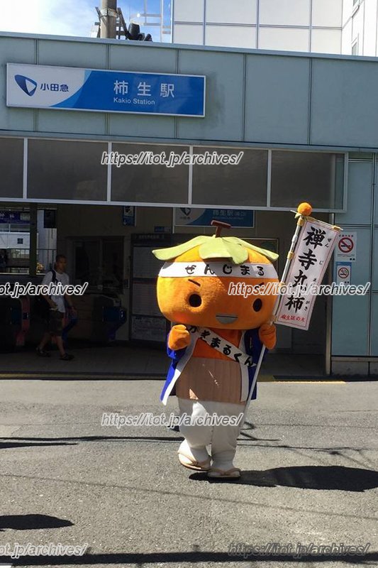 禅寺丸柿をモチーフにしたゆるキャラ「かきまるくん」