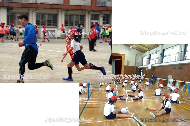 ラグビー教室の様子