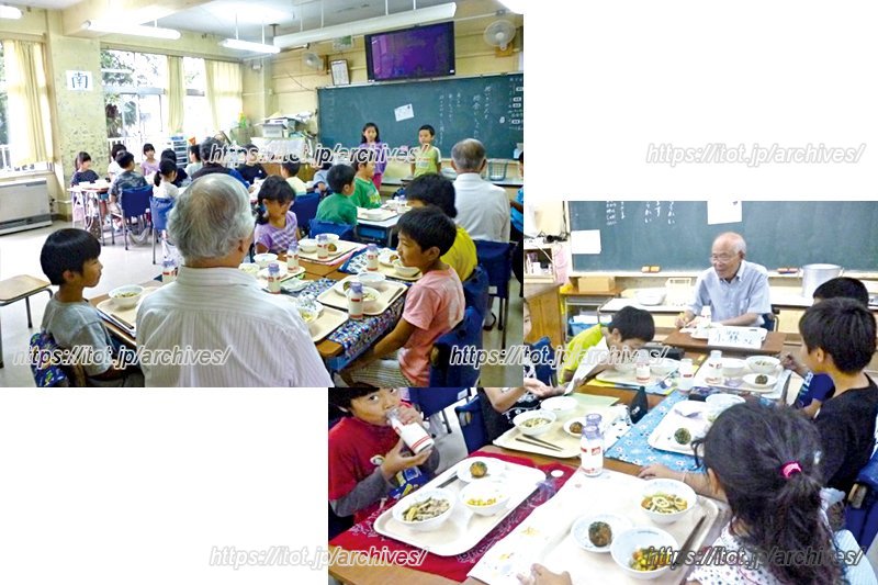 3年生と「見守りボランティア」の皆さんとの交流会