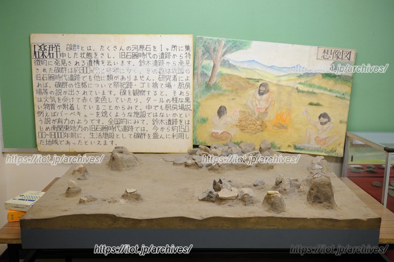 「鈴木遺跡」の再現模型