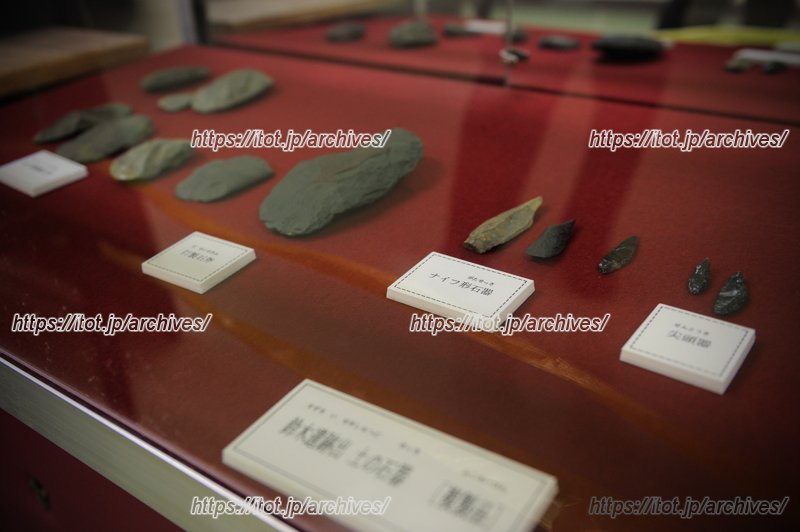出土した石器の数々