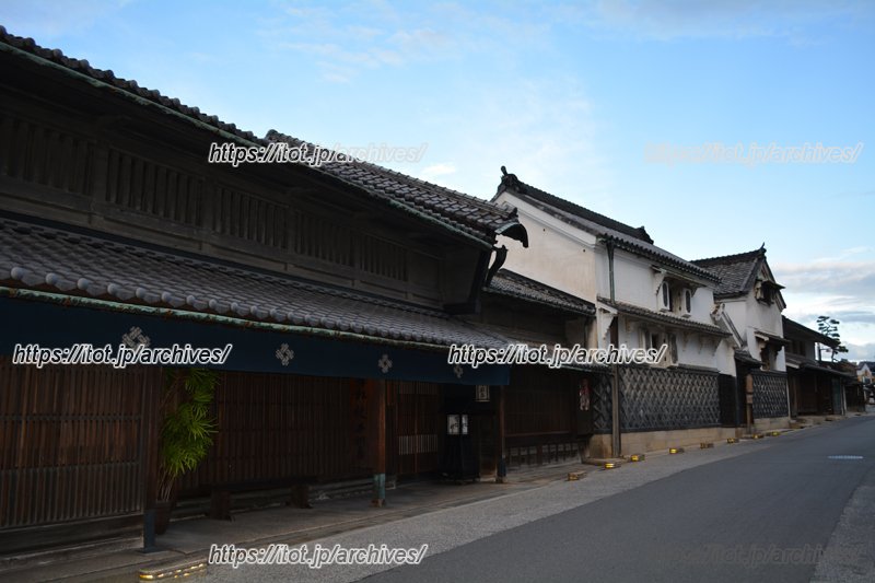 国の重要伝統的建造物群保存地区（重伝建）に選定された有松の町並み