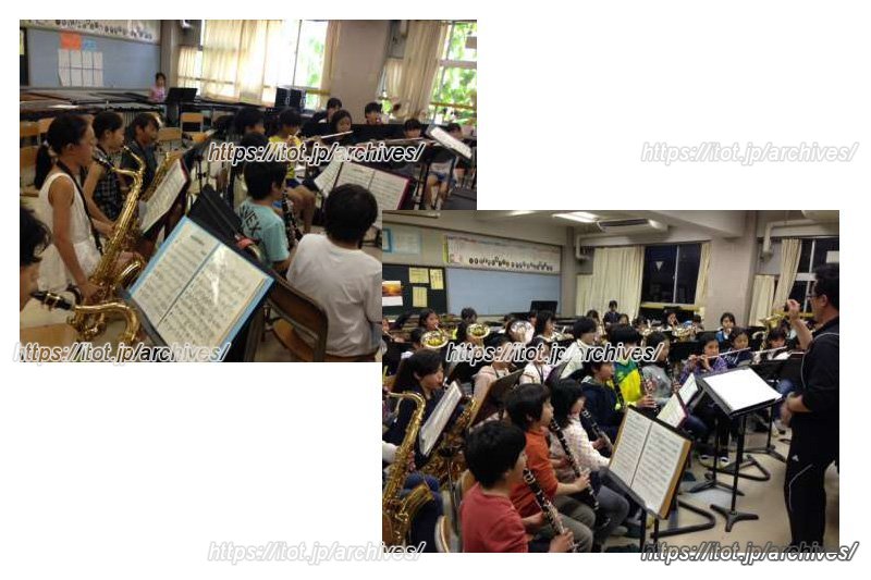 キッズバンドの活動の様子