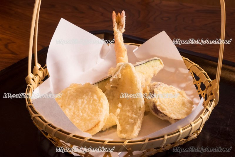 旬を取り入れた天ぷら