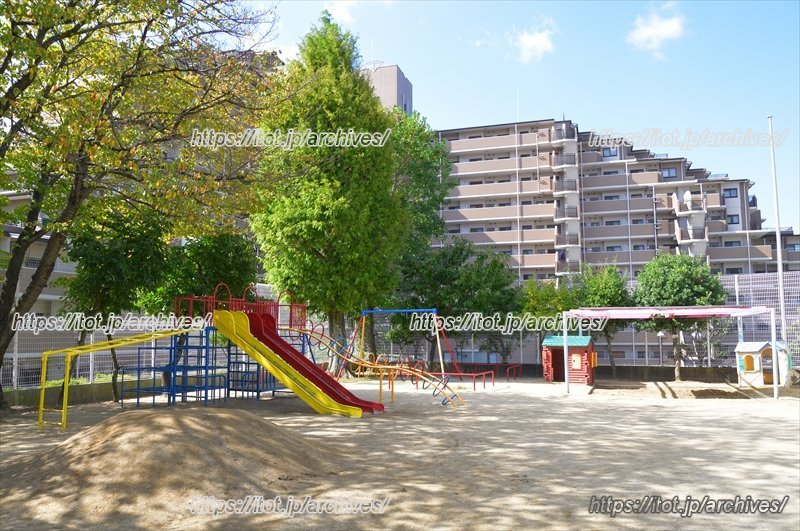 広々とした園庭