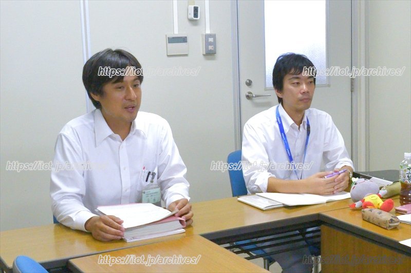 保育幼稚園室 三住さん（左）とシティプロモーション推進室 白澤さん（右）