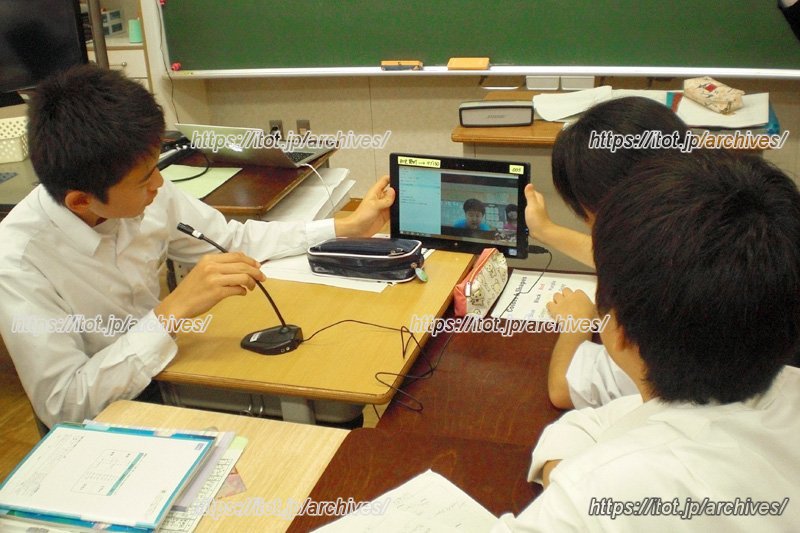 守谷市立守谷中学校の「提案授業」の様子