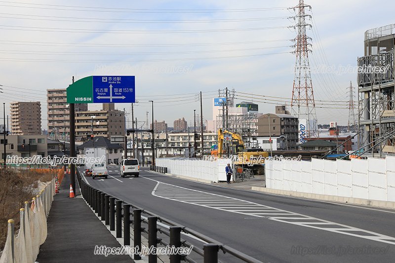 区画整理事業が進められている「赤池」駅周辺