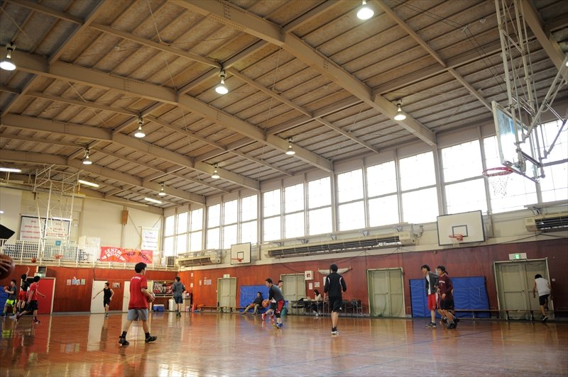 体育館の様子