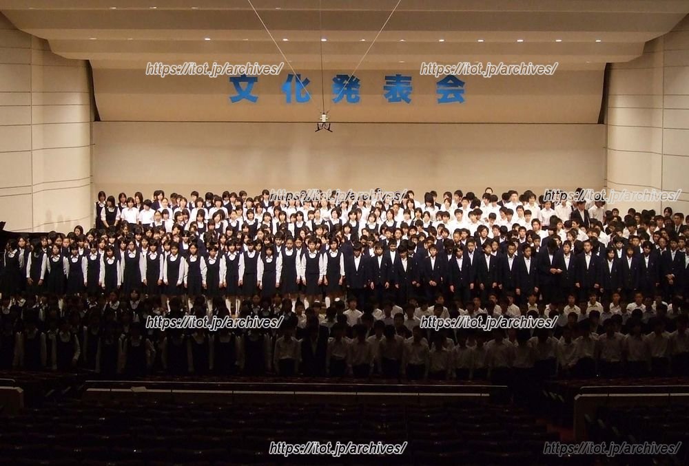 合唱コンクールの様子