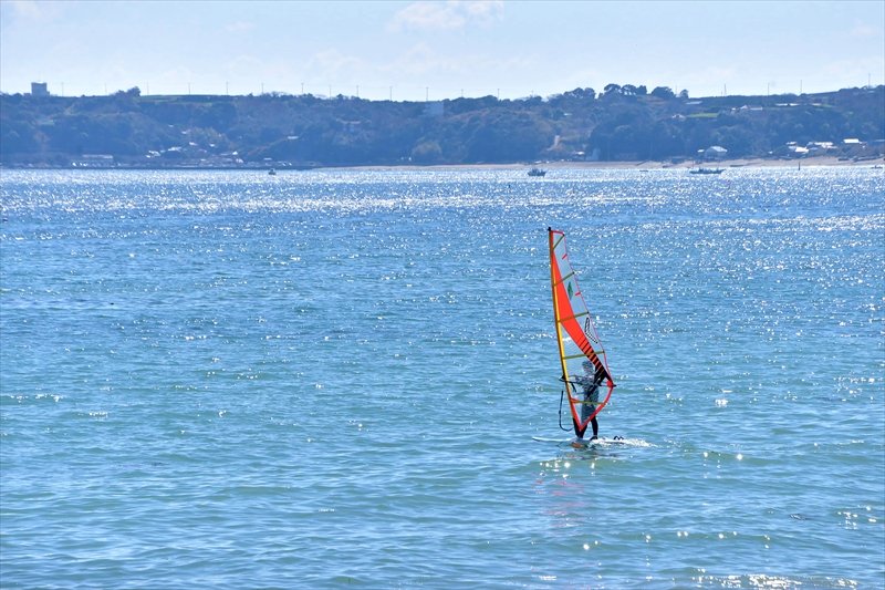 学区内に津久井浜海岸がある
