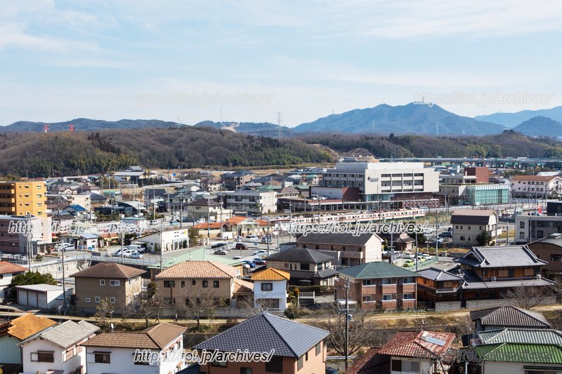 鹿の子台エリアの街並み