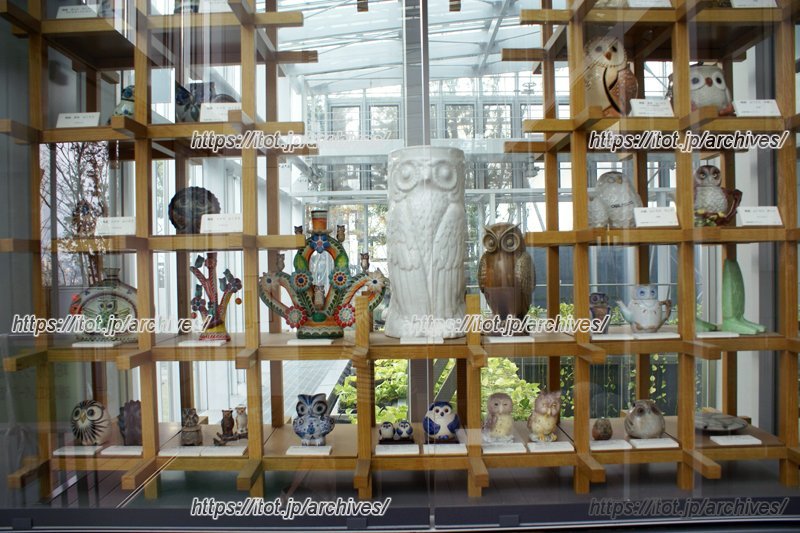 区役所内にある「ふくろうコレクション」